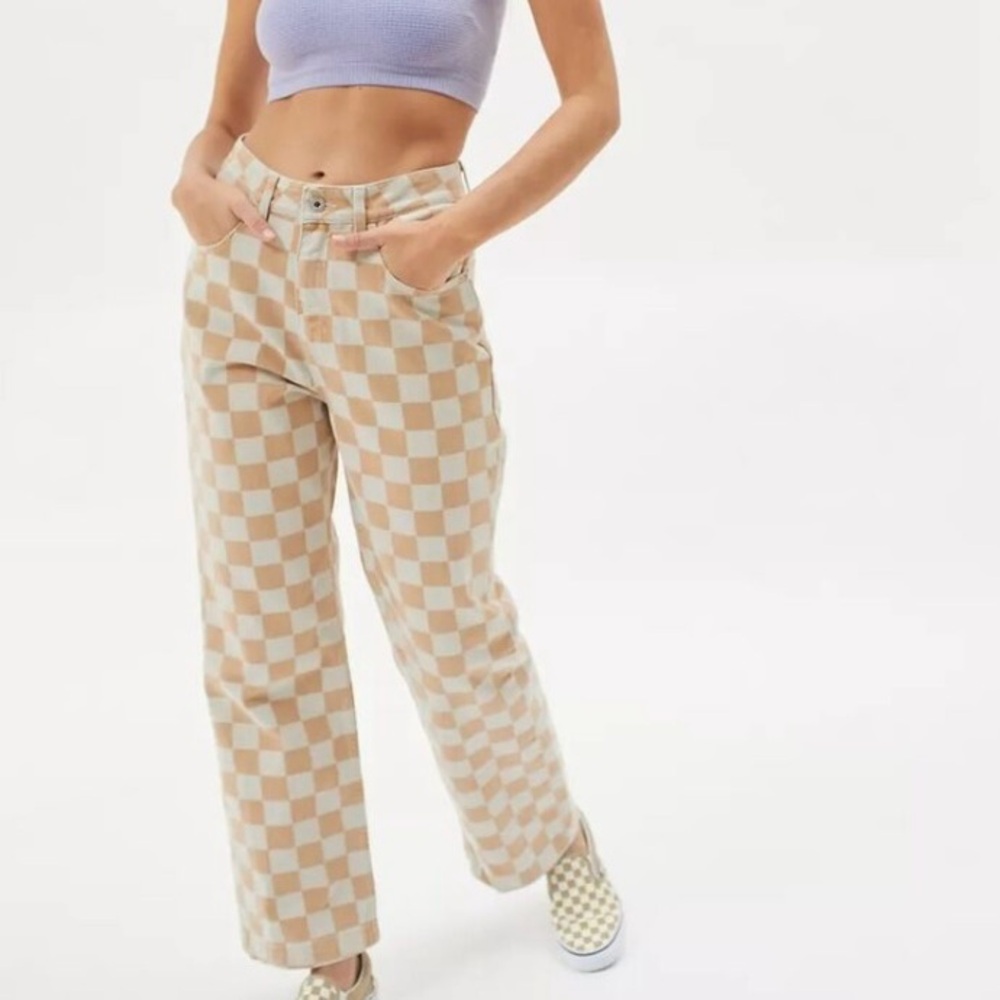 The ragged priest checkered jeans